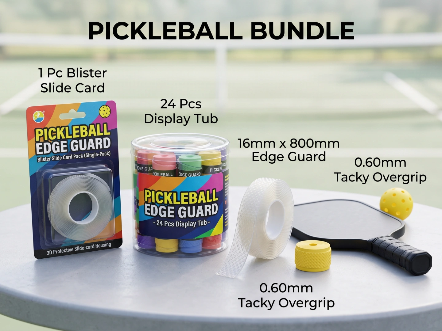 The Ultimate Pickleball Paddle Protection & Grip Kit
